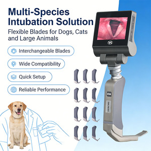 Videolaringoscopio para Anestesia Animal, Endoscopio Rígido ENT de 70 Grados, Pantalla de 3.5 Pulgadas, Batería Recargable, Herramienta Veterinaria - Product Image 2