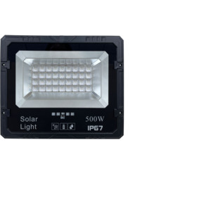 Reflector LED Solar de 500W IP65, Luz Diurna 5000K, COB, Cuerpo de Aluminio, Montaje en Superficie, Iluminación Exterior para Jardín, Certificado CE, con Control Remoto - Product Image 2