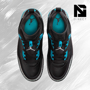 Chaussures de basket-ball Air Jordan Spizike Low 'Gamma Blue' en cuir, à lacets, avec doublure en mesh, semelle intermédiaire en EVA, semelle extérieure en caoutchouc, baskets de sport - Product Image 3
