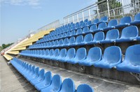 Sièges monobloc, chaises en plastique pour stade, sièges de stade d'occasion à dossier moyen à vendre ZS-ZKBB-P