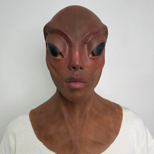 Máscara de Extraterrestre de Silicona Realista Personalizada de Alta Calidad, Máscara Facial Completa, Nueva para Disfraces de Halloween, Fiestas de Carnaval, para Cine - Product Image 5