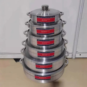 Juego de Ollas de Cocina de Aluminio Fundido de 12 Piezas, Grueso y Resistente, Juego de Utensilios de Cocina Forjados, <span class=keywords><strong>Olla</strong></span> Grande para Sopa - Product Image 3