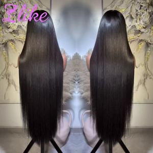 Peluca de Cabello Humano Remy 100% Vietnamita, 40 Pulgadas, Widows Peak 13x6, Transparente HD, Lisa, Sin Pegamento, 250% de Densidad - Product Image 3