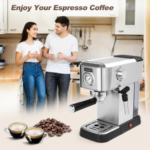 <strong>Coffee</strong> Maker Espresso <strong>Machine</strong> Home Business Stainless Steel <strong>Machine</strong> - Product Image 2