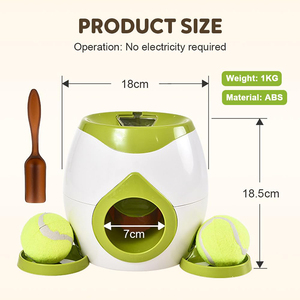 Lanciatore di Palline per Cani con Premio Alimentare, Nuova Macchina Lanciapalline da Tennis Interattiva per Animali Domestici - Product Image 6