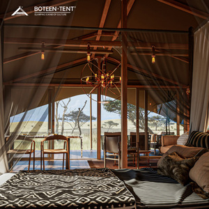 Spacious 156sqm Luxury Glamping <strong>Tent</strong> with Integrated Bathroom High-Quality Waterproof Canvas Structure - Product Image 3
