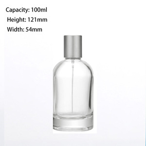 Cylinder Shape Glass Perfume <b>Bottles</b> 30ml 50ml <b>100ml</b> Empty Transparent Fragrance Glass <b>Spray</b> <b>Bottle</b> High Quality Cosmetic <b>Bottle</b> - Product Image 5