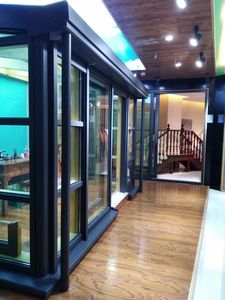 Toit en polygone moderne Sunroom Transmission de la lumière Verre à faible émissivité Support technique en ligne Chine Sunrooms Maisons en verre - Product Image 4