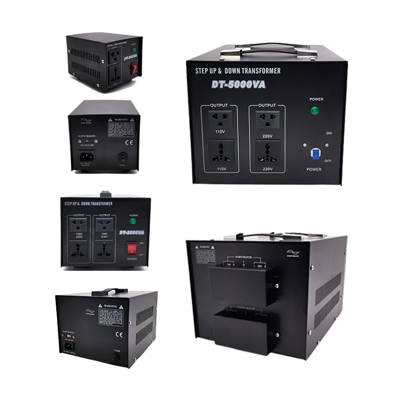 Transformator Step down 220V hingga 110v, peralatan fase tunggal transformer step up atau step down 110V-220V konverter tegangan 220 v-110 V