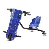 Skuter Listrik Tiga Roda Pintar dengan Baterai Lithium, Trike Drifting, Skateboard untuk Beban Maksimal 80kg