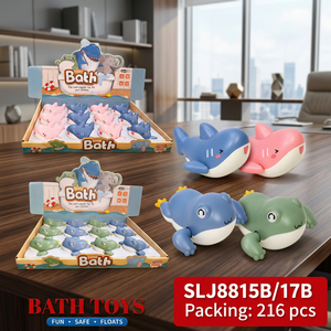 Ensemble de 7 jouets de bain en peluche animaux flottants éducatifs pour tout-petits - Unisexe, pour la douche et la baignoire, idéal pour les jeux aquatiques et les cadeaux de fête - Product Image 2