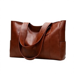 Genuine Leather Soft Durable Waterproof Clutch Cross-Body Strap Lightweight Eco-Friendly <b>Large</b> Capacity Women's Travel Handbag - Product Image 2