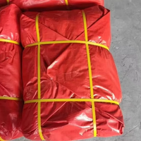 Bâche en polyester 100% enduite de PE, tricotée unie, résistante à l'eau, 4m x 5m, 120g