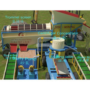 खनन उपकरण पूर्ण जलोढ़ सोना प्रसंस्करण मशीन संयंत्र - Product Image 5