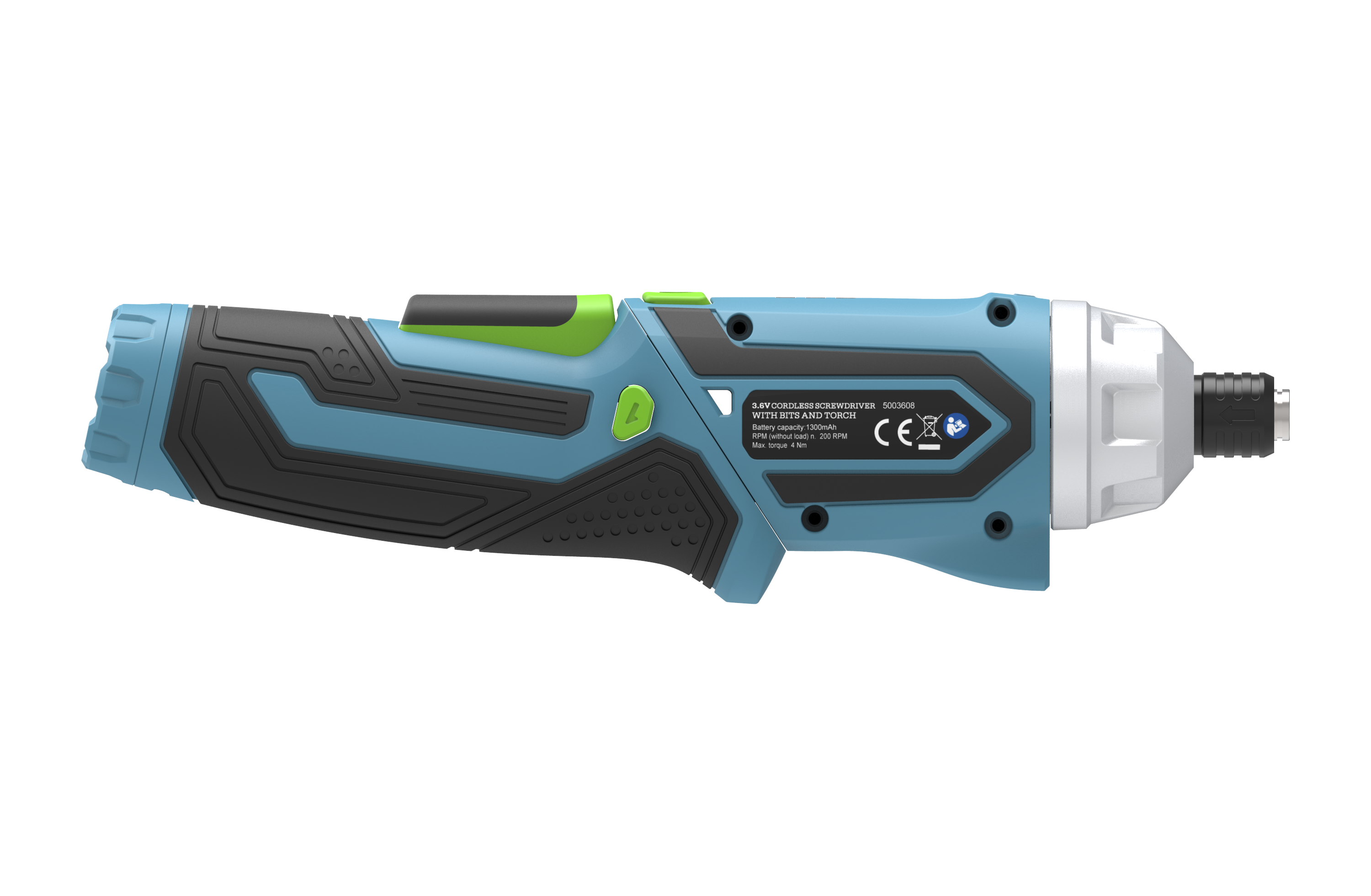 Multibit Screwdriver 3.6v Flashlight Screwdriver Cordless Recharging