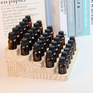 Présentoir en bois multicouche pour huiles essentielles Support organisateur de 15ml Options de quatre à cinq couches Rectangle Stockage de nouveaux produits - Product Image 2