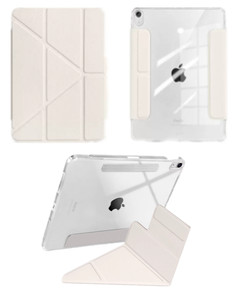 เคสแม่เหล็กแบบพับได้ป้องกันรอยขีดข่วนสำหรับ <span class=keywords><strong>iPad</strong></span> Air 13 นิ้ว ฝาพับ PU ถอดออกได้ พร้อมช่องเจาะที่แม่นยำ - Product Image 1