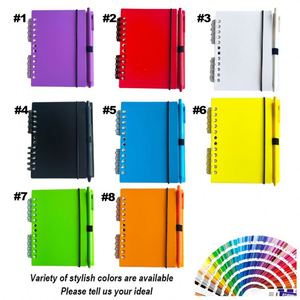 Wholesale Detachable Loose-Leaf Notebook With Pen Custom School Corporate Meeting Book Sub Cover With Logo - Product Image 2