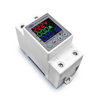 Dispositif de protection contre les surtensions et les sous-tensions réglable sur rail DIN TOMZN 63A 230V avec protection contre les surintensités