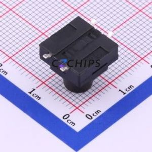 TS-1011S-A15B3-D2 Tactile Switch SMD-4P,12x12mm Switch Single Pole Single Throw Round Button 2.5N Vertical Mount - Product Image 2