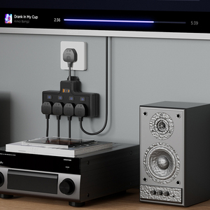 Phổ Extender Power Strip đa cắm ổ cắm mở rộng Board Cáp ổ cắm bảo vệ tăng Power Strip với USB multiprise - Product Image 3