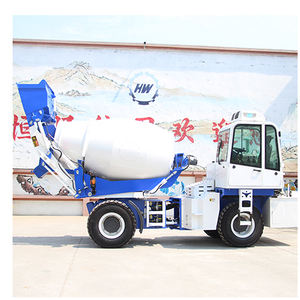 Hengwang HWJB-350 2,0 cbm 3, 5 m3 volumet risches Selbst lade gewicht Mini automatischer Betonmischer - Product Image 5