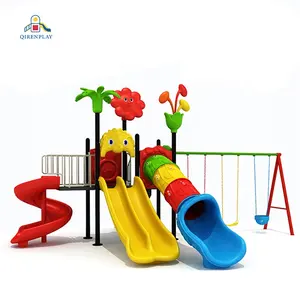 Outdoor Plastic Slide Swing Set Spielplatz Indoor-Spielbereich Ausrüstung Großhandel Kleine kommerzielle Kinder 1 Set Tobogan Plastic >10
