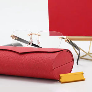 Gafas de sol sin montura de diseñador de marca con lentes de corte de diamante de tamaño pequeño 2521 para mujer, gafas de sol de playa inspiradas en Italia - Product Image 6