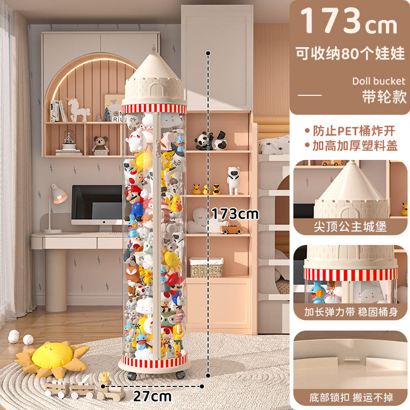 Modelo grande con punta puntiaguda y ruedas.