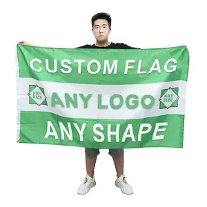 Custom Print World Games Cup Flag Waterproof 3x5 Water Transfer Promotional Outside Sports Team Customer Band Flags And Banners