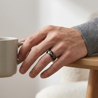 Bague en tungstène noir poli bombé avec incrustation opale et œil de tigre de 8 mm, bijoux de mode pour hommes et femmes, bague de fiançailles et de mariage