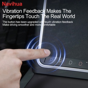 Navihua New Design Electric Touch Panel with Ambient <b>Light</b> Wireless Phone Charger Car Touch Pad for Tesla Model 3 Highland - Product Image 5