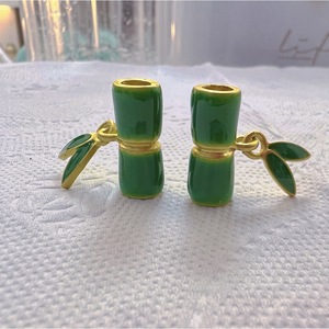 Alloy Dripping Bamboo Joint <b>Large</b> Hole <b>Beads</b> For Bracelet Making DIY Jewelry Accessories Mixed Shapes Oil Dripping Process - Product Image 3