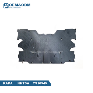 Followwish Modèle S <span class=keywords><strong>2022</strong></span> 2024 2023 2025 Pièce de protection en plastique de voiture 1588165-00-C Garde inférieure de moteur arrière pour <span class=keywords><strong>Tesla</strong></span> - Product Image 3