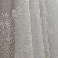 Tissu de rideau transparent de haute qualité, textiles pour rideaux élégants pour la maison