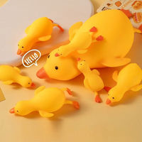 Jouet anti-stress géant en forme de canard extensible, canard géant amusant et moelleux, jouet sensoriel pour soulager l'anxiété, cadeau original pour enfants et adultes