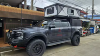 Tente de toit pour camionnette, cabine double, noire, accessoires 4x4, Alu-cab Canopy Camper