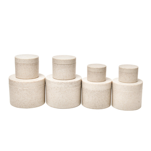 Vật Liệu Thân Thiện Lúa Mì Phân Hủy Sinh Học Mỹ Phẩm Container Có Thể Tái Chế Rơm Kem Jar Chính 10G 2Oz 3Oz 8Oz - Product Image 6