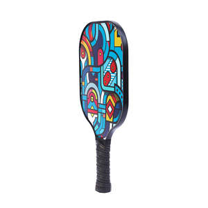 Paleta de Pickleball de Fibra de Vidrio con Núcleo de Carbono, Antideslizante, para Deportes al Aire Libre, Playa, con Mochila y Pelotas - Product Image 5