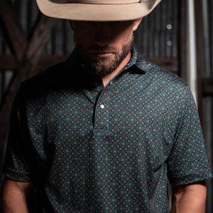 เสื้อโปโลฮาวายทรงสลิมฟิตติดกระดุมมุกสำหรับผู้ชาย ลายซับลิเมชั่น สีนีออน ลายทาง ระบายอากาศได้ดี สำหรับเด็กและผู้ใหญ่ - Product Image 1