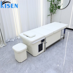 Table de massage et de spa capillaire Kisen Salon avec réservoirs d'eau intégrés, design personnalisé, lit multifonctionnel - Product Image 2