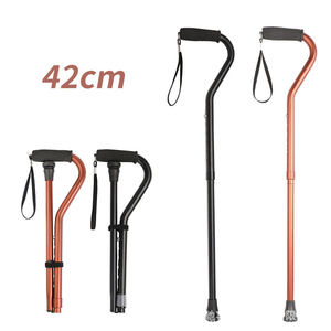 Bastón telescópico Premium <span class=keywords><strong>de</strong></span> aleación <span class=keywords><strong>de</strong></span> aluminio <span class=keywords><strong>de</strong></span> 3 secciones en 7 formas, bastón <span class=keywords><strong>de</strong></span> senderismo plegable <span class=keywords><strong>de</strong></span> 6 posiciones, bastón antideslizante - Product Image 1