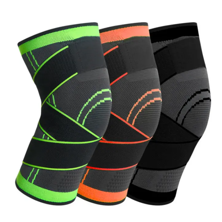 New arrival Adjustable Breathable Comfortable Nylon Non-slip Compression Knee pad sleeve knee support brace