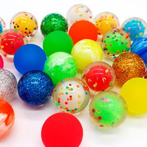 Jouet promotionnel personnalisable, balle rebondissante en caoutchouc avec lumière LED colorée de 45 mm, jouet pour enfants - Product Image 4