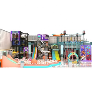 Factory Supply Multi-level Modern Construction Theme Indoor Playground for Commercial Area - Product Image 1