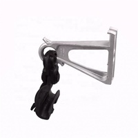 Pince de suspension en aluminium et plastique PA66 pour fixation de câbles