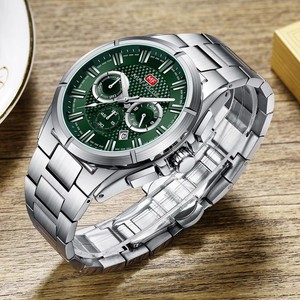 Mini Focus MF0495G <span class=keywords><strong>MF</strong></span> 0495 relojes de pulsera de cuarzo originales reloj de pulsera de acero inoxidable resistente al agua de lujo para hombres Montre Pour Homme - Product Image 5