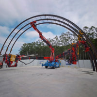 Foreuse de tunnel 4x4 haute stabilité avec système intégré de scellement des arches et de forage d'ancrages pour les projets de construction routière