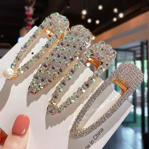 Mode Diamant Strass benutzer definierte Haars pange Haarnadel Zubehör Haars pangen Damen Frauen China