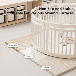Parc pour bébé de forme ronde, panneau modulaire en plastique, parc de <span class=keywords><strong>jeu</strong></span>, clôture de sécurité, parc de <span class=keywords><strong>jeu</strong></span> en plastique pour bébé, ensemble de sécurité pour enfants - Product Image 4
